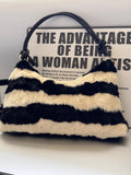 Real Fur Shoulder Bag Women