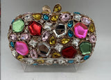 Phatbird Big Rhinestone Gem Clutch Purse