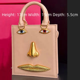 Phatbird Red Smiling Face Crossbody Bag