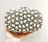 Phatbird Big Rhinestone Gem Clutch Purse