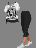 Gothic Skull Two-Piece Set