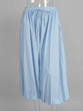 Phatbird cotton lantern wide leg trousers with elasticated waist - view 14