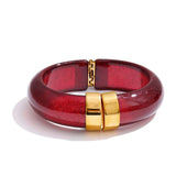 Phatbird Chunky Multicolor Acrylic Statement Bangle