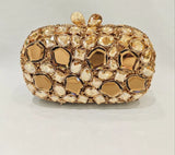 Phatbird Big Rhinestone Gem Clutch Purse
