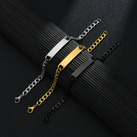 phatbird Gold-Tone Stainless Steel Chunky Chain Bracelet