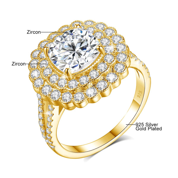 Phatbird Diamond Halo Ring