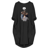 Loose Long-Sleeve Dress