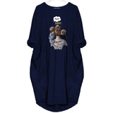 Loose Long-Sleeve Dress