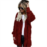 Phatbird oversized hooded fleece cardigan in plush double-sided fleece - view 3