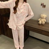 Phatbird Women Style Pink Bow Pajama Set