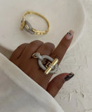 Phatbird Buckle Bracelets and Ring Stainless Steel Set