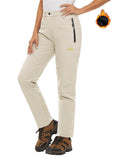 Blue Grey Fleece Lined Ski Pants