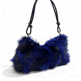 Winter Fox Fur Women's Fashion Bag