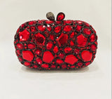 Phatbird Big Rhinestone Gem Clutch Purse