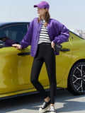 Pencil Ankle Fleece Leggings Ankle Trousers Slim