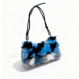 Winter Fox Fur Women's Fashion Bag