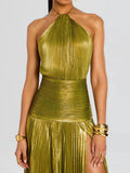 Phatbird Halter Maxi Sleeveless  Dress