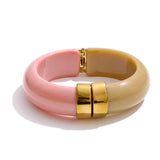 Phatbird Chunky Multicolor Acrylic Statement Bangle