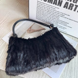 Real Fur Shoulder Bag Women