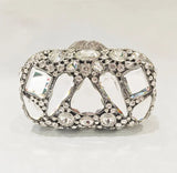 Phatbird Big Rhinestone Gem Clutch Purse