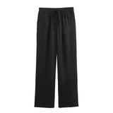 Autumn New Women's Clothing European And American Style Fashionable Wrinkled Suit Jacket Casual Pants Set