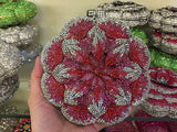 Phatbird Pink Rose Flower Rhinestones Clutch Purse