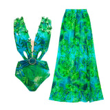 Phatbird Palm Print Swimwear Set