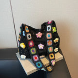 Phatbird Floral Crochet Boho Tote Bag