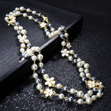 Phatbird Camellia Pearl Layered Necklace