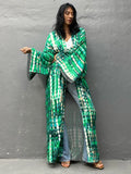 Tie-Dye Kimono Beachwear