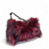 Winter Fox Fur Women's Fashion Bag
