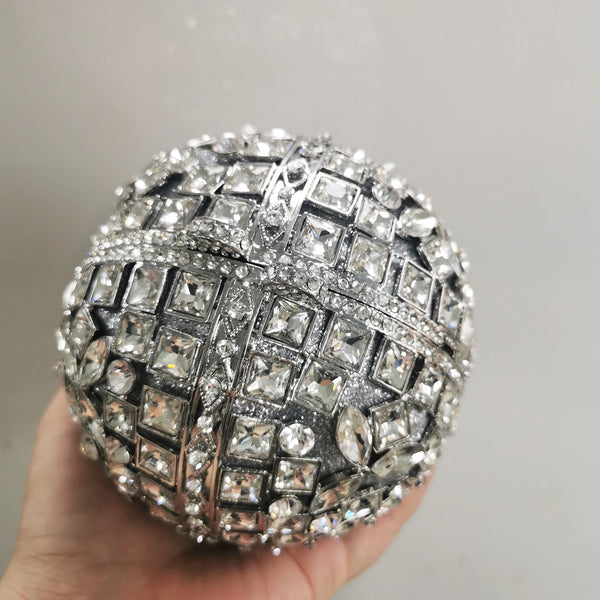 Phatbird Crystal Sphere Clutch Handbag