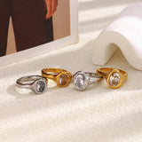 Phatbird Luxury Irregular Stainless Steel Ring