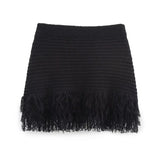 Elegant Knit Tassel Suit