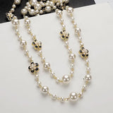 Phatbird Camellia Pearl Layered Necklace