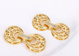 Phatbird 18K Gold Inlaid Zircon Clasps