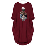 Loose Long-Sleeve Dress