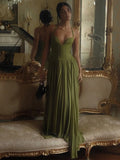 Phatbird Green Corset Maxi Dress