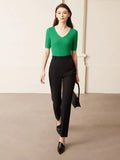 Ankle Length High Waist Trouser