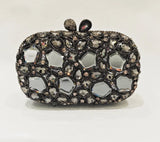 Phatbird Big Rhinestone Gem Clutch Purse