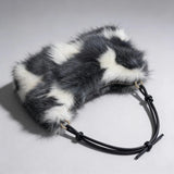 Winter Fox Fur Women's Fashion Bag