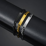 Phatbird Gold-Tone Stainless Steel Chunky Chain Bracelet