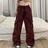 High Waist Cargo Pants