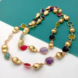 Phatbird Multi-Gemstone Long Necklace