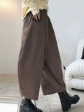 Phatbird high waist cotton harem trousers with tapered ankle - view 9