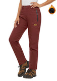 Blue Grey Fleece Lined Ski Pants