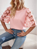 Phatbird 3D Floral Mesh Sleeve Blouse – Phatbird – view 4