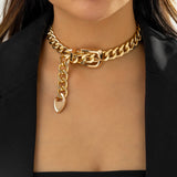 Phatbird Heavy Metal Belt Choker Necklace