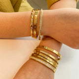 The Phatbird Tarnish-Free Cubic Zirconia Bangle