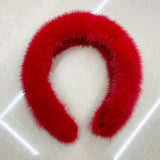 Luxury Real Mink Fur Headband